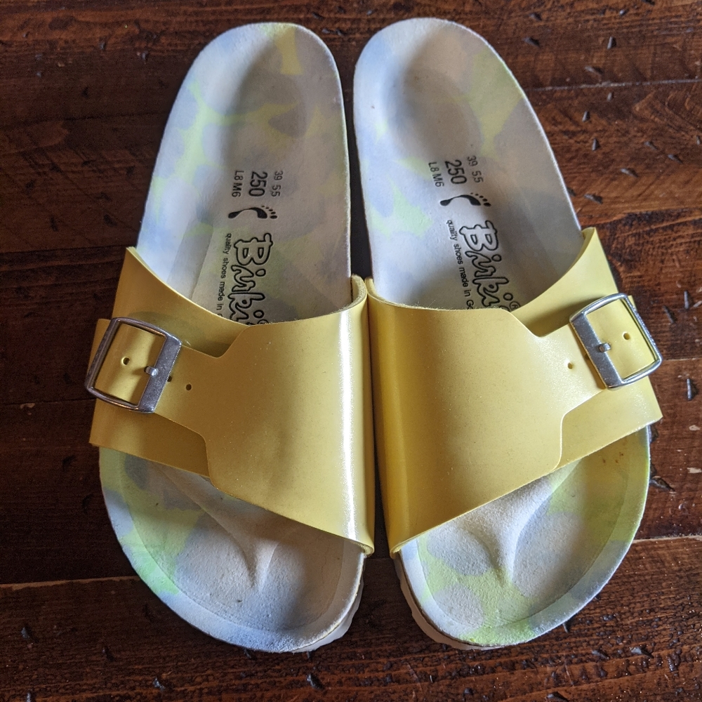 Yellow Birkis by Birkenstock